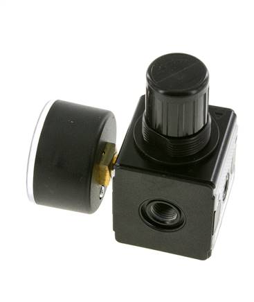 Régulateur de pression G1/4'' 2100l/min 0.1-1.0bar/1-14psi en fonte de zinc Multifix 1