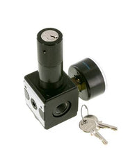 Régulateur de pression G3/8'' 2100l/min 0.2-6.0bar/3-87psi Cylinder Lock Multifix 1