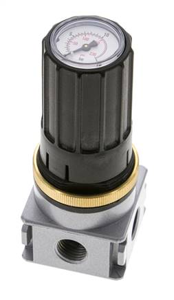 Régulateur de pression pour ensemble collecteur G1/4''&1/8'' 1700l/min 0.5-10.0bar/7-145psi en fonte de zinc Multifix 0