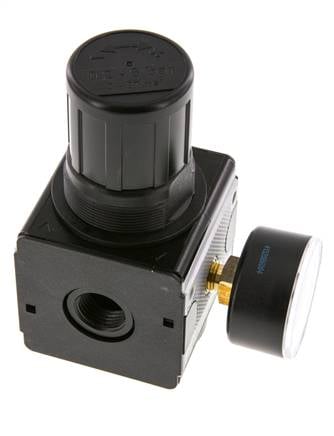 Régulateur de pression de précision G1/2'' 8700l/min 0.2-6.0bar/3-87psi en fonte de zinc Multifix 2