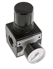 Régulateur de pression de précision G1/2'' 8700l/min 0.1-3.0bar/1-44psi en fonte de zinc Multifix 2