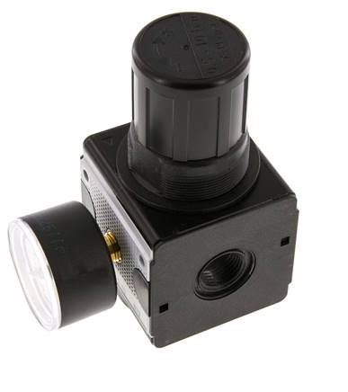 Régulateur de pression de précision G1/2'' 8700l/min 0.5-10.0bar/7-145psi en fonte de zinc Multifix 2