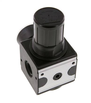 Régulateur de pression de précision G1/2'' 8700l/min 0.5-10.0bar/7-145psi en fonte de zinc Multifix 2