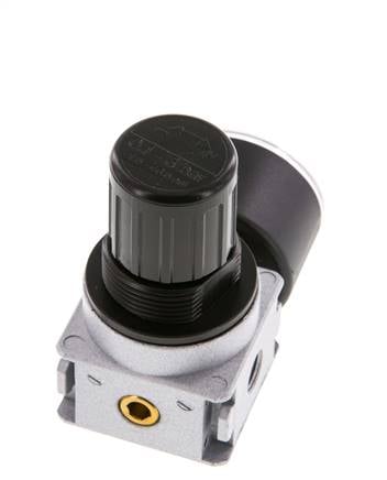 Régulateur de pression G1/8'' 1450l/min 0.1-3.0bar/1-44psi Manomètre 40 mm Multifix 0