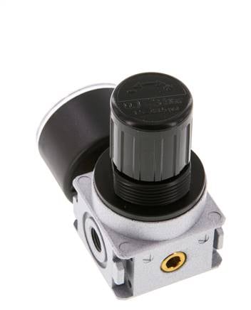 Régulateur de pression G1/8'' 1450l/min 0.1-3.0bar/1-44psi Manomètre 40 mm Multifix 0