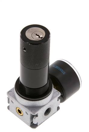 Détendeur G1/8'' 1450l/min 0.5-10.0bar/7-145psi Manomètre 40 mm Cylinder Lock Multifix 0