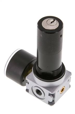 Détendeur G1/8'' 1450l/min 0.2-6.0bar/3-87psi Manomètre 40 mm Cylinder Lock Multifix 0