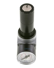 Régulateur de pression G1/4'' 1450l/min 0.5-10.0bar/7-145psi Corps en zinc moulé sous pression Verrou de cylindre E-11 Multifix 0