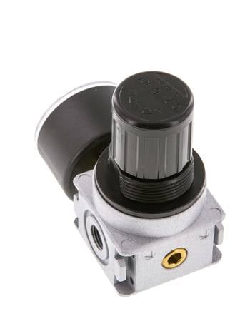 Régulateur de pression G1/8'' 1450l/min 0.2-6.0bar/3-87psi Manomètre 40 mm Multifix 0