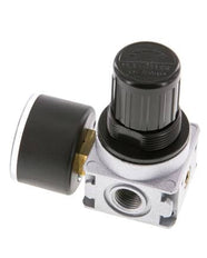 Régulateur de pression G1/4'' 1450l/min 0.1-3.0bar/1-44psi en fonte de zinc avec manomètre de 40 mm Multifix 0