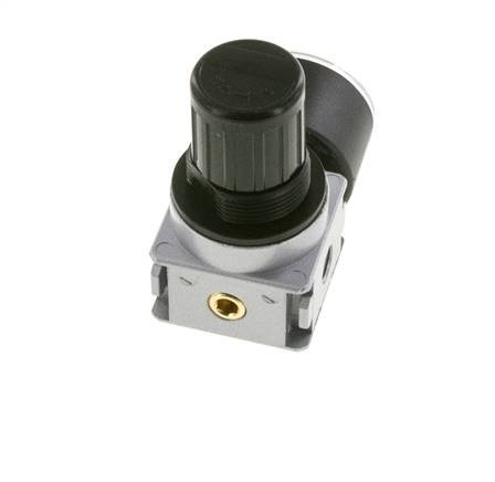 Régulateur de pression G1/8'' 1450l/min 0.1-1.0bar/1-14psi Manomètre 40 mm Multifix 0