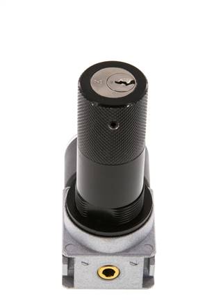 Détendeur G1/8'' 1450l/min 0.5-10.0bar/7-145psi Manomètre 40 mm Cylinder Lock Multifix 0