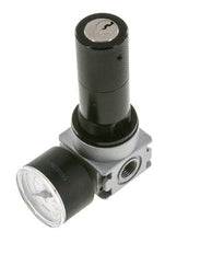 Régulateur de pression G1/4'' 1450l/min 0.5-10.0bar/7-145psi Corps en zinc moulé sous pression Verrou de cylindre E-11 Multifix 0