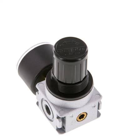 Régulateur de pression G1/8'' 1450l/min 0.5-10.0bar/7-145psi Manomètre 40 mm Multifix 0