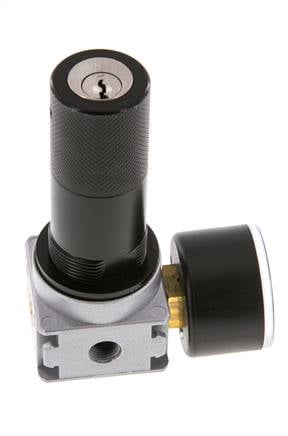 Détendeur G1/8'' 1450l/min 0.2-6.0bar/3-87psi Manomètre 40 mm Cylinder Lock Multifix 0