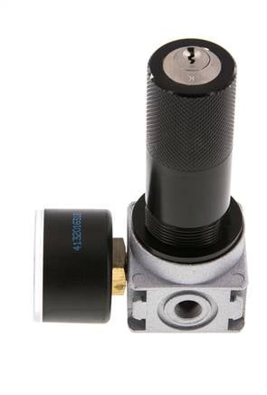 Détendeur G1/8'' 1450l/min 0.5-10.0bar/7-145psi Manomètre 40 mm Cylinder Lock Multifix 0