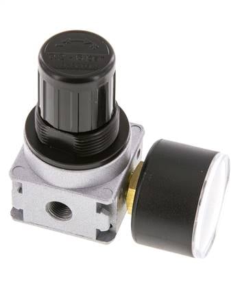 Régulateur de pression G1/8'' 1450l/min 0.2-6.0bar/3-87psi Manomètre 40 mm Multifix 0