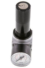 Régulateur de pression G1/8'' 1450l/min 0.1-3.0bar/1-44psi Manomètre 40 mm Cylinder Lock Multifix 0