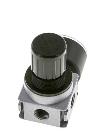 Regulateur de pression pour assemblage de collecteur G1/4'' 1450l/min 0.2-6.0bar/3-87psi en fonte de zinc 40 mm Manomètre Multifix 0