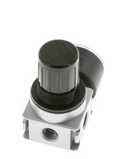 Regulateur de pression pour assemblage de collecteur G1/4'' 1450l/min 0.5-10.0bar/7-145psi en fonte de zinc avec manomètre de 40 mm Multifix 0