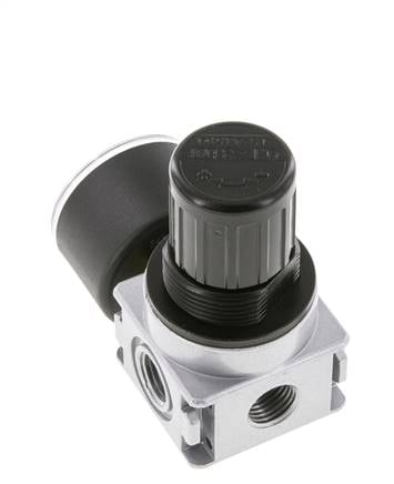 Regulateur de pression pour assemblage de collecteur G1/4'' 1450l/min 0.1-3.0bar/1-44psi en fonte de zinc 40 mm Manomètre Multifix 0
