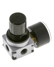 Regulateur de pression pour assemblage de collecteur G1/4'' 1450l/min 0.2-6.0bar/3-87psi en fonte de zinc 40 mm Manomètre Multifix 0