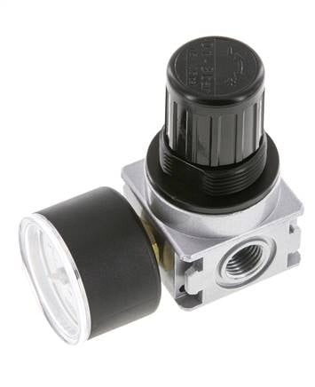 Regulateur de pression pour assemblage de collecteur G1/4'' 1450l/min 0.1-3.0bar/1-44psi en fonte de zinc 40 mm Manomètre Multifix 0