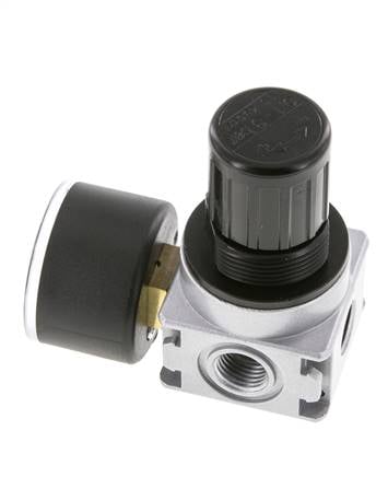 Regulateur de pression pour assemblage de collecteur G1/4'' 1450l/min 0.1-3.0bar/1-44psi en fonte de zinc 40 mm Manomètre Multifix 0