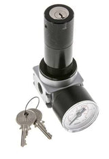 Régulateur de pression pour assemblage de collecteur G1/4'' 1450l/min 0.1-3.0bar/1-44psi en fonte de zinc 40 mm Manomètre Multifix 1