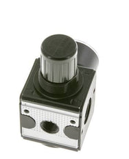 Regulateur de pression pour assemblage de collecteur G1/4'' 2250l/min 0.5-16.0bar/7-232psi en fonte de zinc Manomètre 40 mm Multifix 1