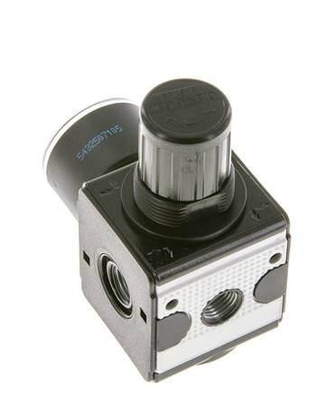 Regulateur de pression pour assemblage de collecteur G1/4'' 2250l/min 0.2-6.0bar/3-87psi en fonte de zinc 40 mm Manomètre Multifix 1