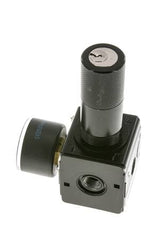 Régulateur de pression pour assemblage de collecteur G1/4'' 2250l/min 0.5-10.0bar/7-145psi en fonte de zinc 40 mm Manomètre Multifix 1