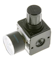 Regulateur de pression pour assemblage de collecteur G1/4'' 2250l/min 0.2-6.0bar/3-87psi en fonte de zinc 40 mm Manomètre Multifix 1