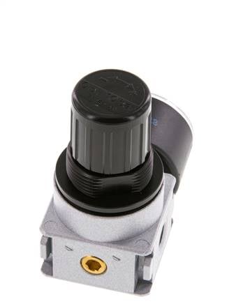 Régulateur de pression G1/8'' 600l/min 0.5-10.0bar/7-145psi Manomètre 40 mm Multifix 0