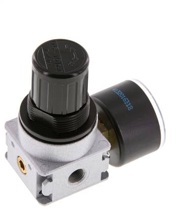 Régulateur de pression G1/8'' 600l/min 0.5-10.0bar/7-145psi Manomètre 40 mm Multifix 0
