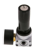 Régulateur de pression G1/4'' 600l/min 0.1-3.0bar/1-44psi Manomètre 40 mm Serrure à cylindre Multifix 0