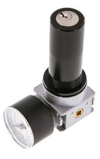 Manodétendeur G1/8'' 600l/min 0.5-10.0bar/7-145psi Manomètre 40 mm Cylinder Lock Multifix 0