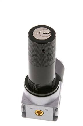Manodétendeur G1/4'' 600l/min 0.2-6.0bar/3-87psi Manomètre 40 mm Cylinder Lock Multifix 0