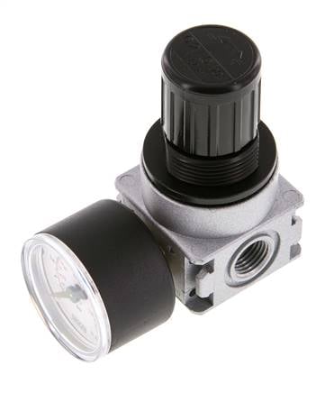 Régulateur de pression G1/4'' 600l/min 0.2-6.0bar/3-87psi Manomètre 40 mm Multifix 0