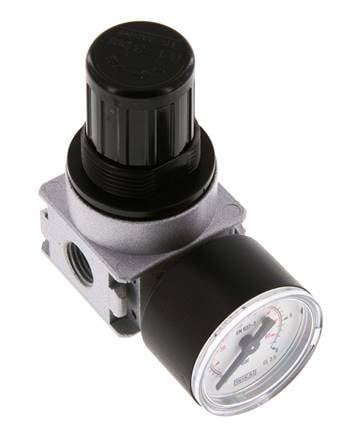 Régulateur de pression G1/4'' 600l/min 0.1-3.0bar/1-44psi Manomètre 40 mm Multifix 0