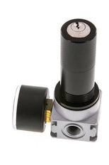 Manodétendeur G1/4'' 600l/min 0.2-6.0bar/3-87psi Manomètre 40 mm Cylinder Lock Multifix 0
