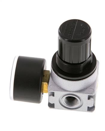 Régulateur de pression G1/4'' 600l/min 0.2-6.0bar/3-87psi Manomètre 40 mm Multifix 0