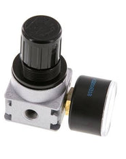 Régulateur de pression G1/8'' 600l/min 0.5-10.0bar/7-145psi Manomètre 40 mm Multifix 0