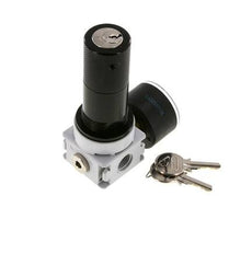 Regulateur de pression G1/4'' 700l/min 0.2-6.0bar/3-87psi Manometre 40 mm Cylinder Lock Multifix 0