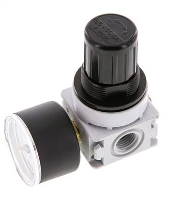 Régulateur de pression G1/4'' 700l/min 0.1-3.0bar/1-44psi Manomètre 40 mm Multifix 0