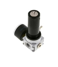 Régulateur de pression G1/4'' 700l/min 0.1-3.0bar/1-44psi Manomètre 40 mm Serrure à cylindre Multifix 0