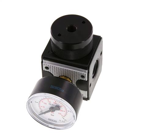 Régulateur de pression piloté G1/4'' 2100l/min 0.5-16.0bar/7-232psi en fonte de zinc Multifix 1