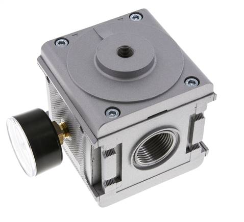 Régulateur de pression piloté G1'' 17500l/min 0.5-16.0bar/7-232psi Aluminium Multifix 5