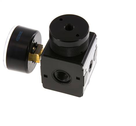 Régulateur de pression piloté G1/4'' 2100l/min 0.5-16.0bar/7-232psi en fonte de zinc Multifix 1