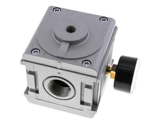 Régulateur de pression piloté G1'' 17500l/min 0.5-16.0bar/7-232psi Aluminium Multifix 5